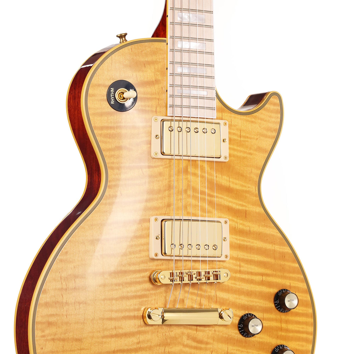 Gibson Custom Shop Les Paul Custom Made 2 Measure Roasted Flame Top and Maple Fretboard — 5