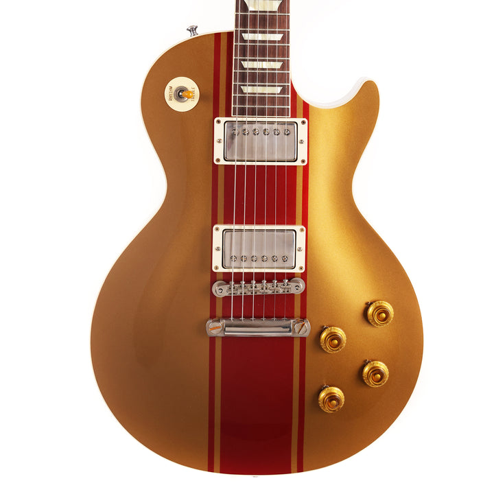 Gibson Custom Shop 1958 Les Paul Made 2 Measure Goldtop with Sparkling Burgundy Stripe Used