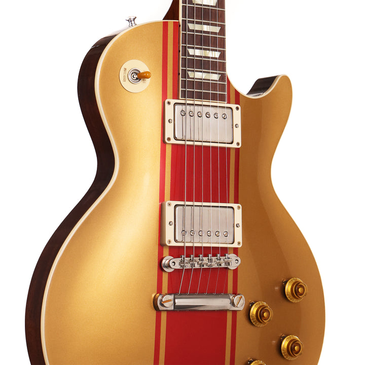 Gibson Custom Shop 1958 Les Paul Made 2 Measure Goldtop with Sparkling Burgundy Stripe Used