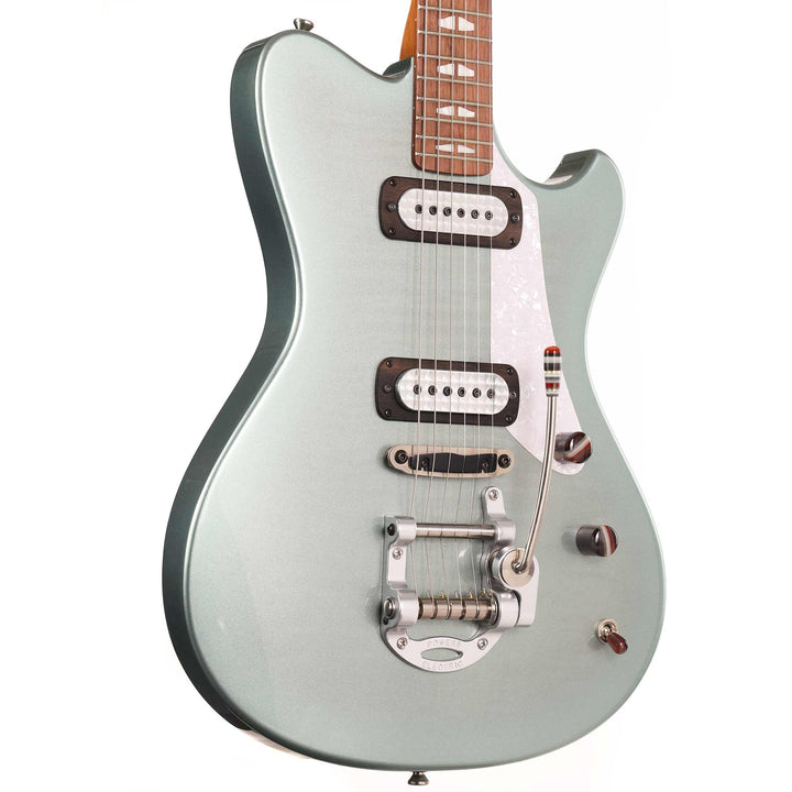 Powers Electric A-Type Select Sage Green Metallic Ghost Flame
