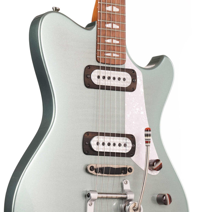 Powers Electric A-Type Select Sage Green Metallic Ghost Flame