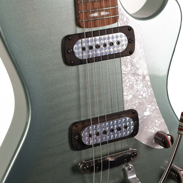 Powers Electric A-Type Select Sage Green Metallic Ghost Flame