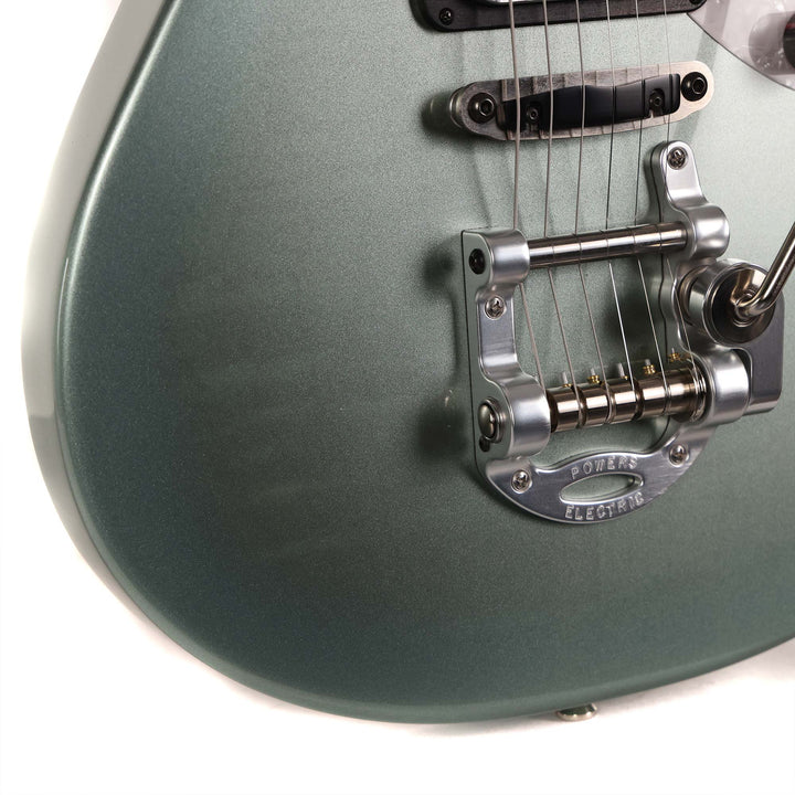 Powers Electric A-Type Select Sage Green Metallic Ghost Flame