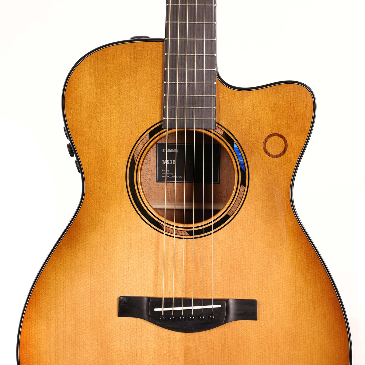 Yamaha TAS3 C TransAcoustic Guitar Sand Burst — 4