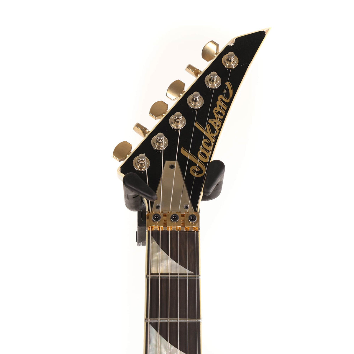 Jackson Custom Shop RR Rhoads Nitro Tour Relic White with Black Pinstripes — 15
