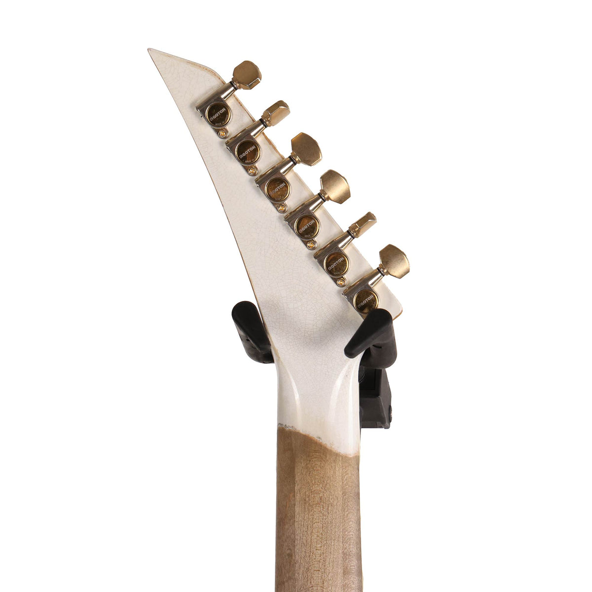 Jackson Custom Shop RR Rhoads Nitro Tour Relic White with Black Pinstripes — 16