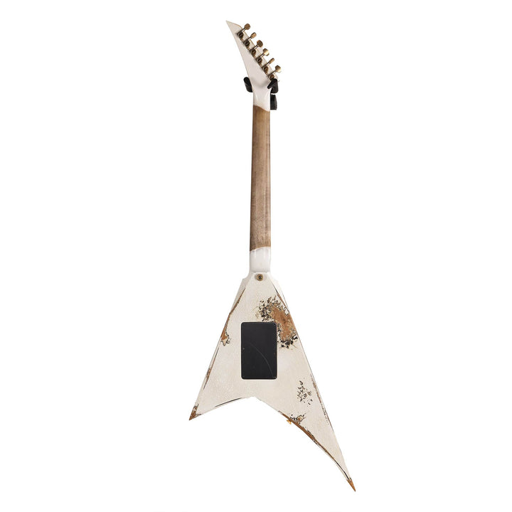 Jackson Custom Shop RR Rhoads Nitro Tour Relic White with Black Pinstripes