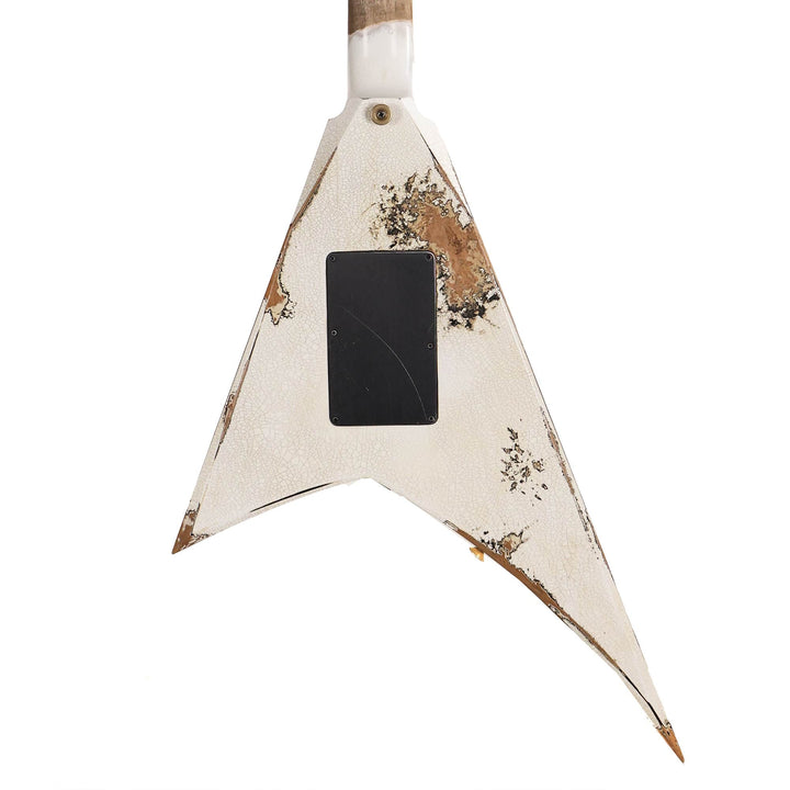 Jackson Custom Shop RR Rhoads Nitro Tour Relic White with Black Pinstripes