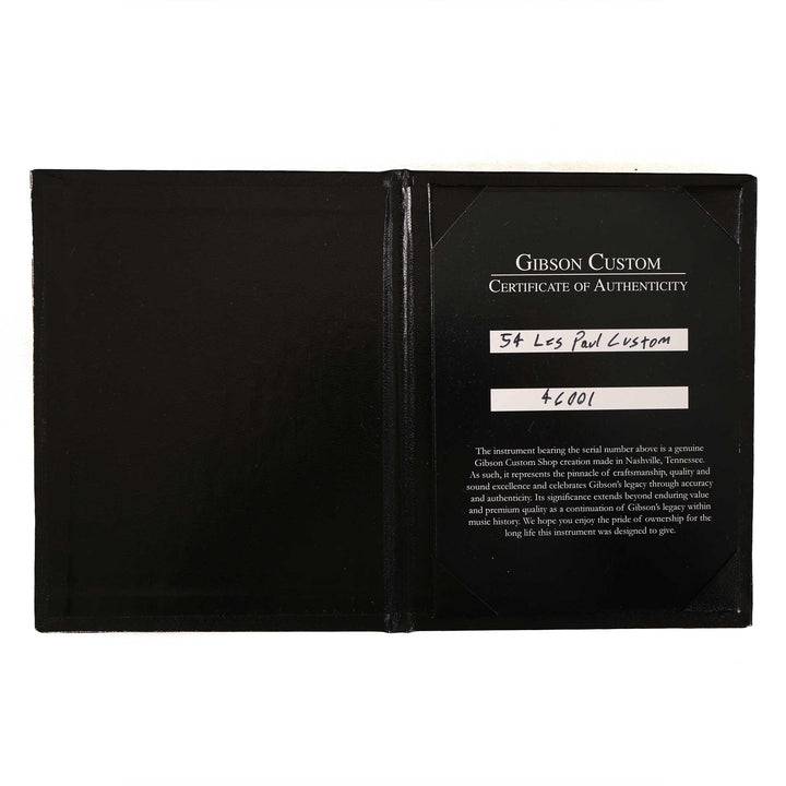 Gibson Custom Shop 1954 Les Paul Custom Ebony VOS