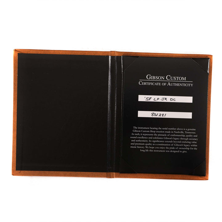 Gibson Custom Shop 1958 Les Paul Junior Double Cut Reissue VOS TV Yellow