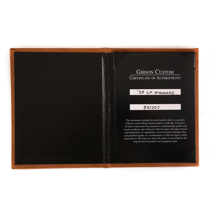 Gibson Custom Shop 1958 Les Paul Reissue VOS Bourbon Burst