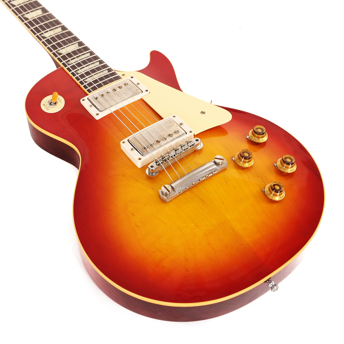 Gibson Custom Shop 1958 Les Paul Reissue Washed Cherry Sunburst VOS — 8