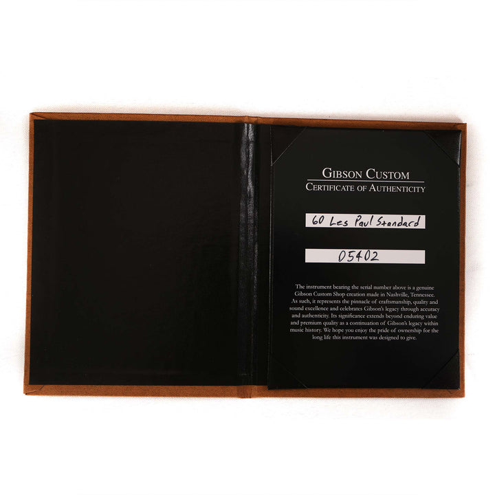 Gibson Custom Shop 1960 Les Paul Standard Reissue Tangerine Burst VOS