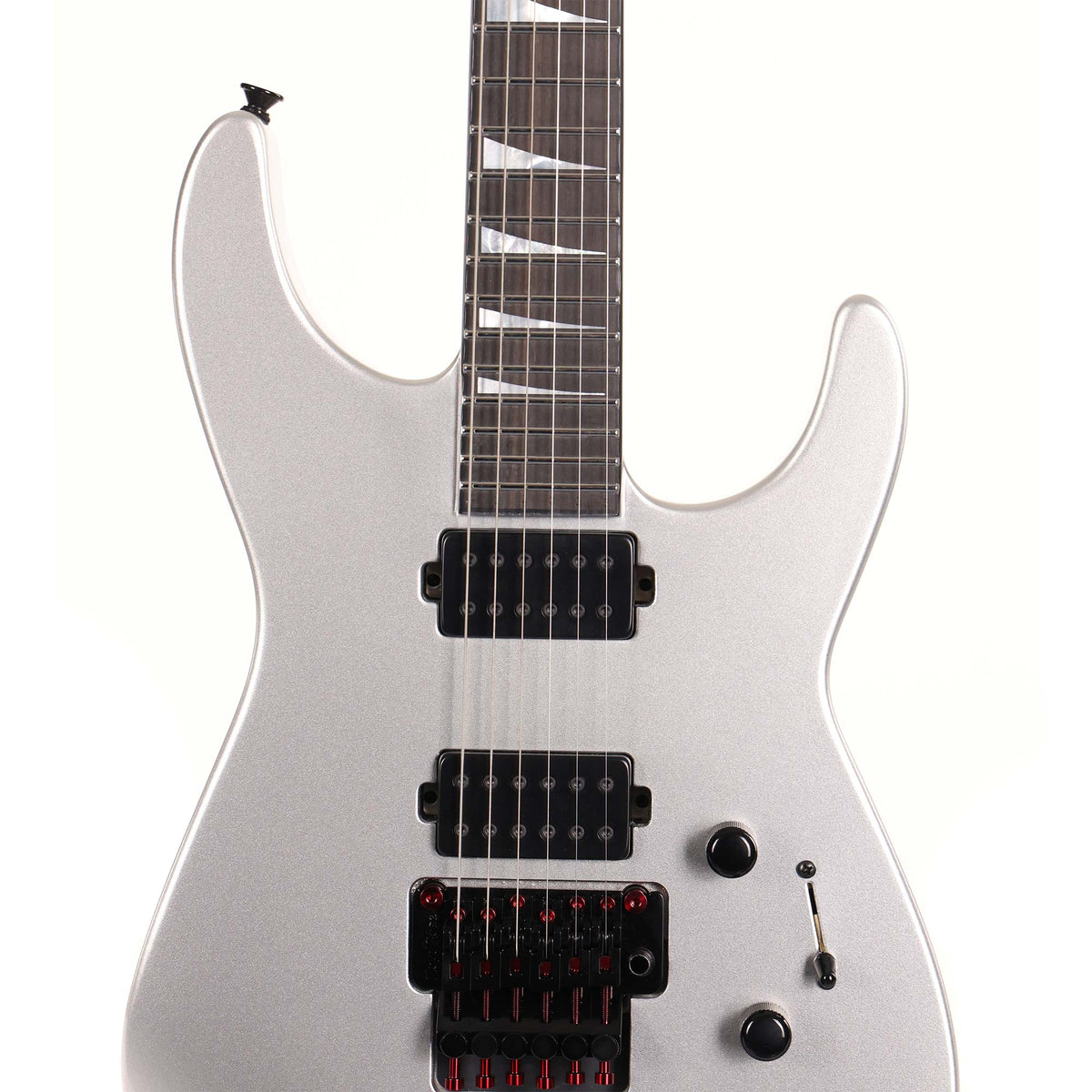 Jackson Custom Shop Soloist HH Floyd Rose Orion Silver — 4