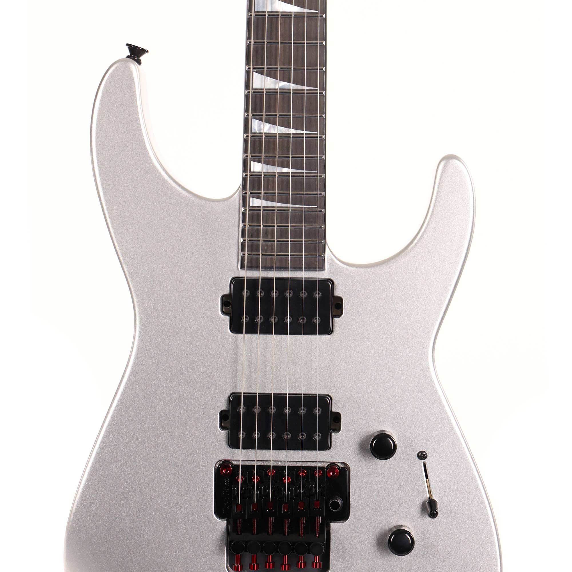 Jackson Custom Shop Soloist HH Floyd Rose Orion Silver | The Music Zoo