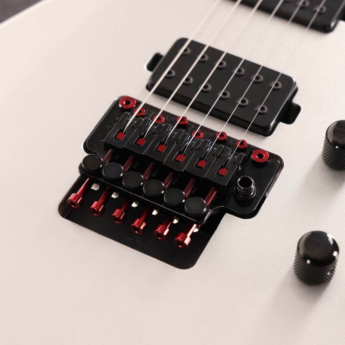 Jackson Custom Shop Soloist HH Floyd Rose Orion Silver — 8
