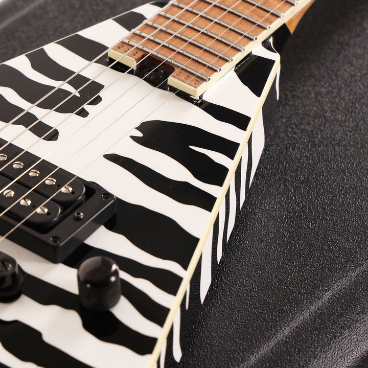 Jackson Custom Shop KIng V Black & White Bengal