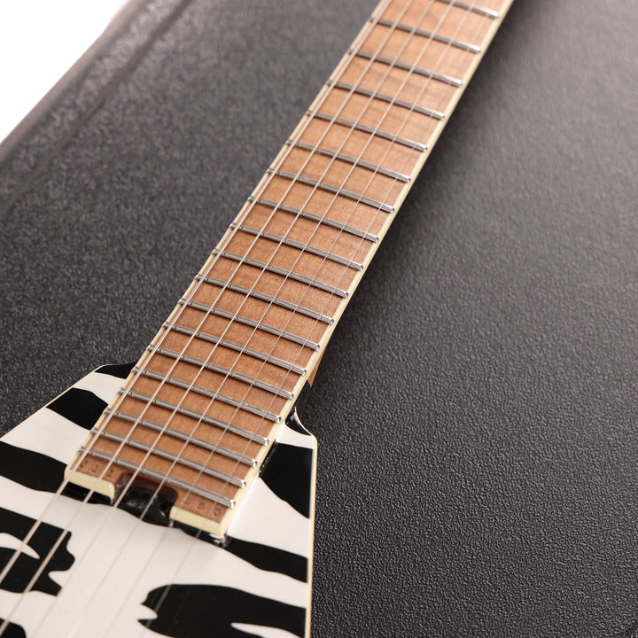 Jackson Custom Shop KIng V Black & White Bengal