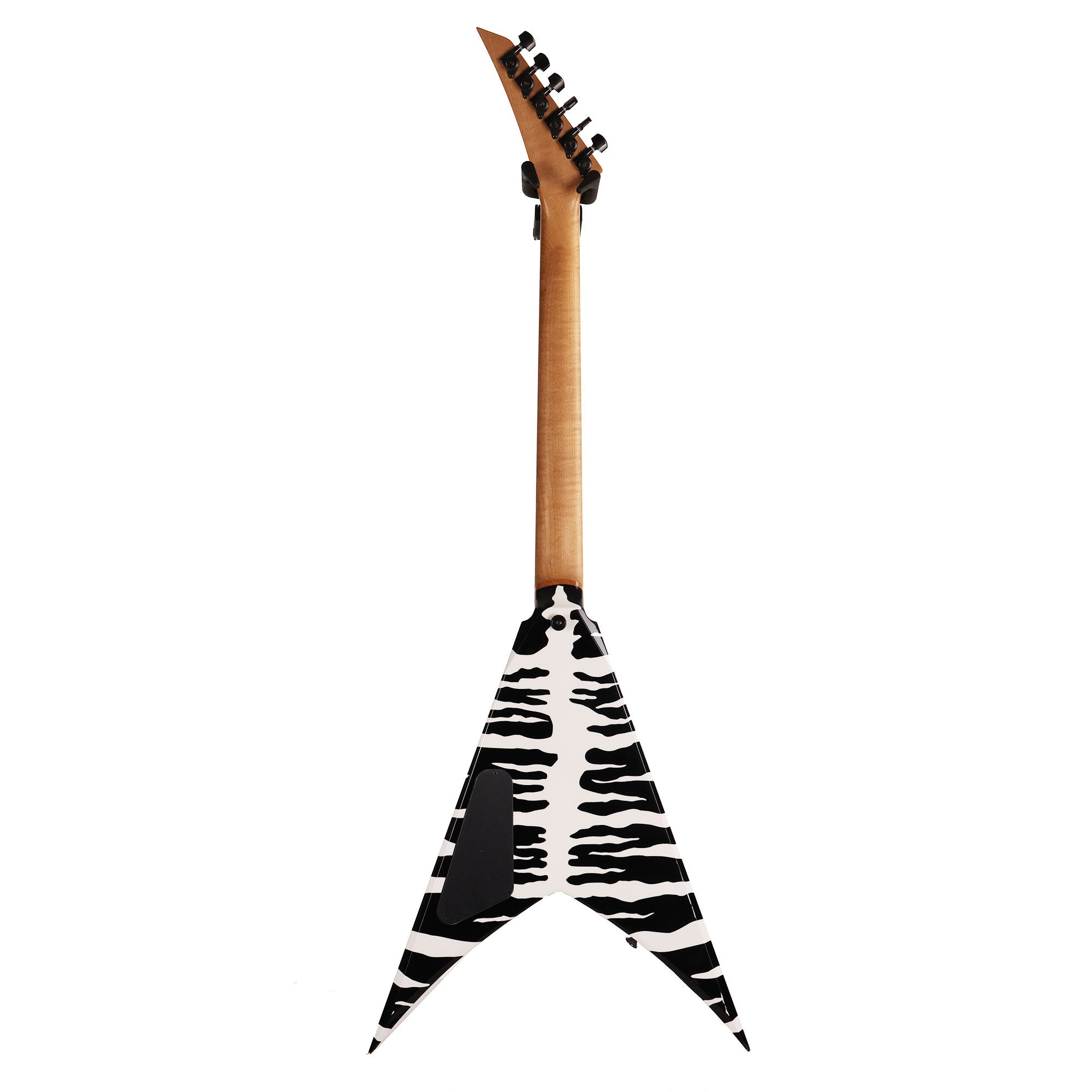 Jackson Custom Shop King V Black & White Bengal | The Music Zoo