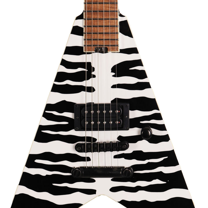 Jackson Custom Shop KIng V Black & White Bengal