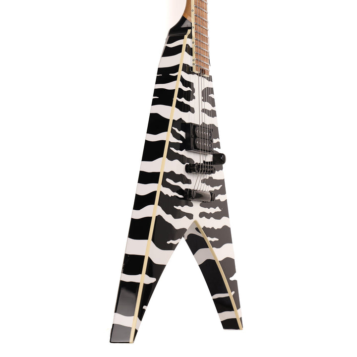 Jackson Custom Shop KIng V Black & White Bengal