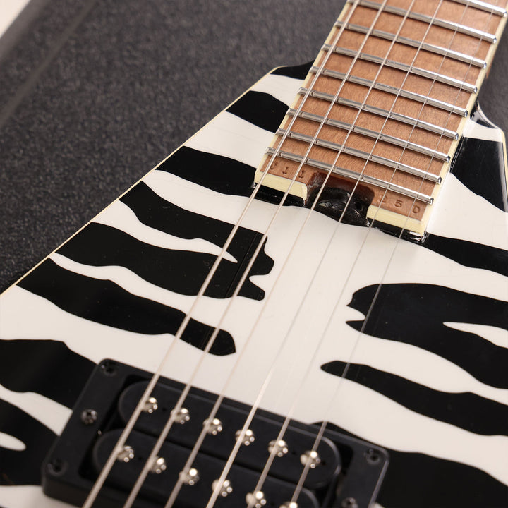 Jackson Custom Shop KIng V Black & White Bengal