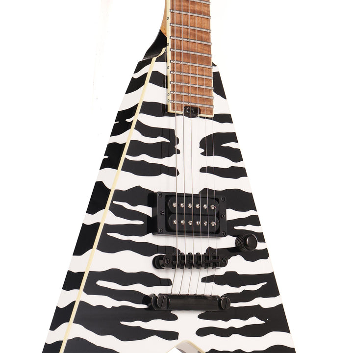 Jackson Custom Shop King V Black & White Bengal