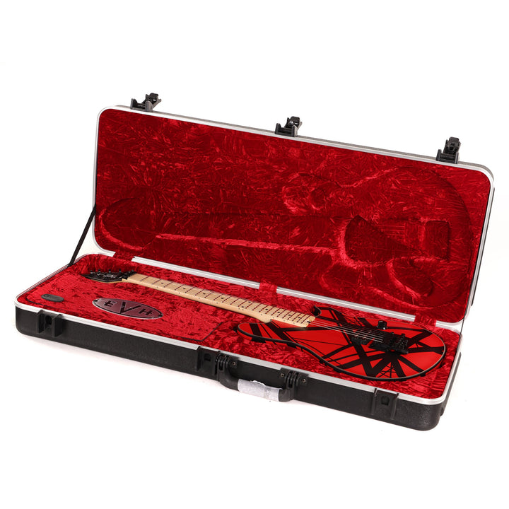 EVH Custom Shop Wolfgang 1H Floyd Rose Ferrari Red with Black Stripes