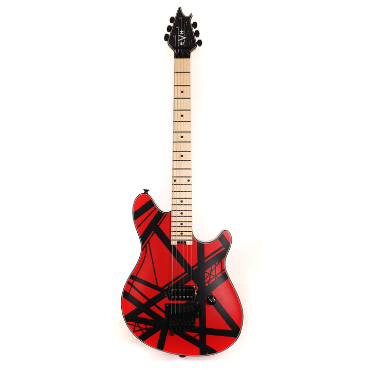 EVH Custom Shop Wolfgang 1H Floyd Rose Ferrari Red with Black Stripes