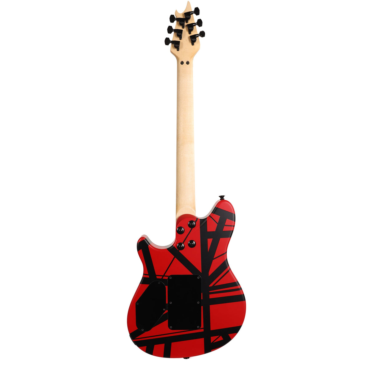 EVH Custom Shop Wolfgang 1H Floyd Rose Ferrari Red with Black Stripes — 3