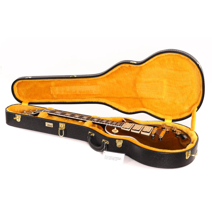 Gibson Custom Shop Les Paul Custom Guitar Made 2 Measure Ebony with Double Classic White Pickups