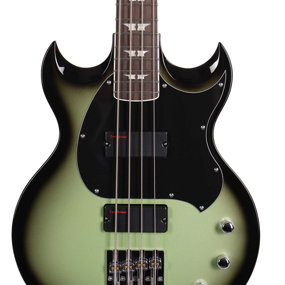 Woodrite Guitars Warlord Bass Aged Silverburst — 4