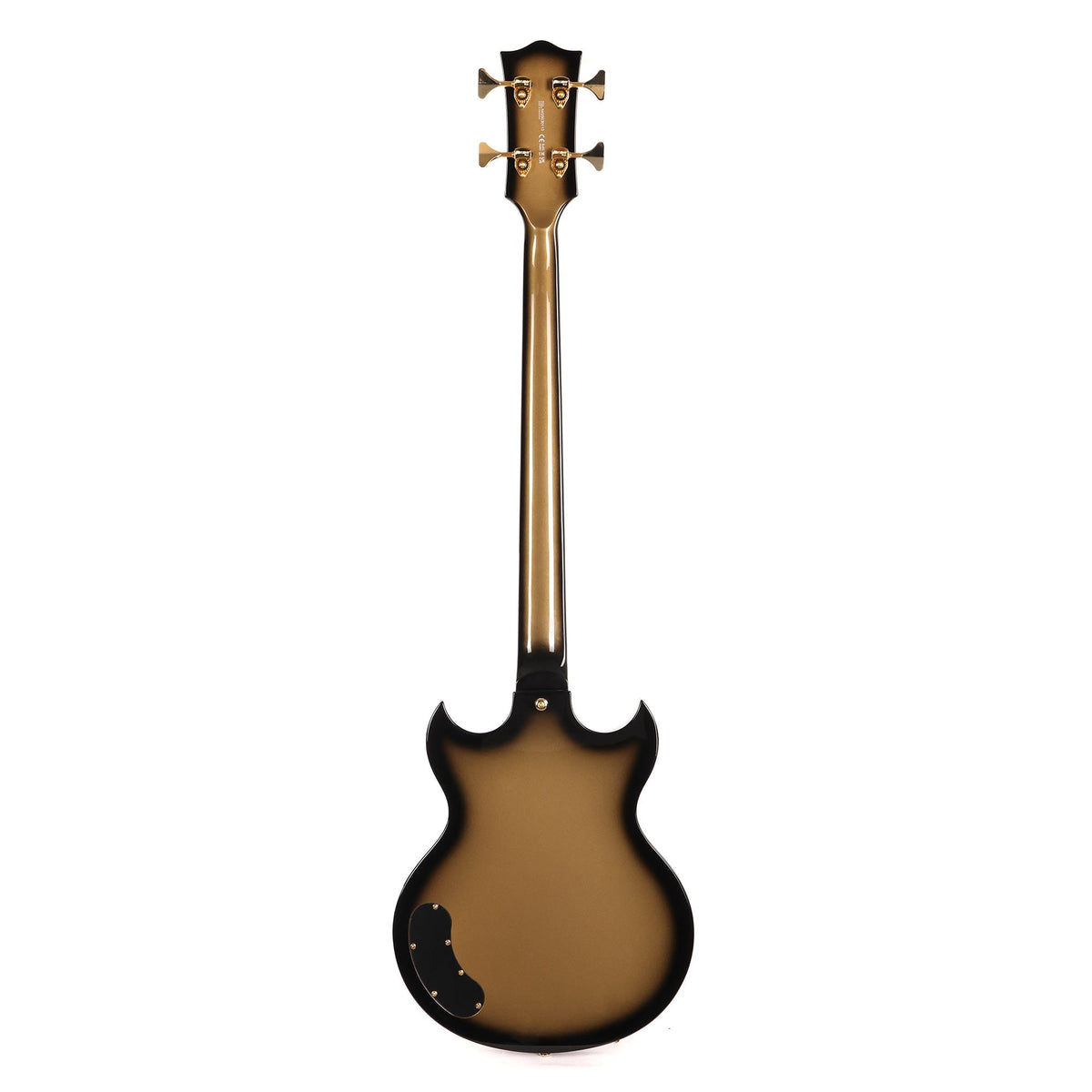 Woodrite Guitars Warlord Bass Goldburst — 3