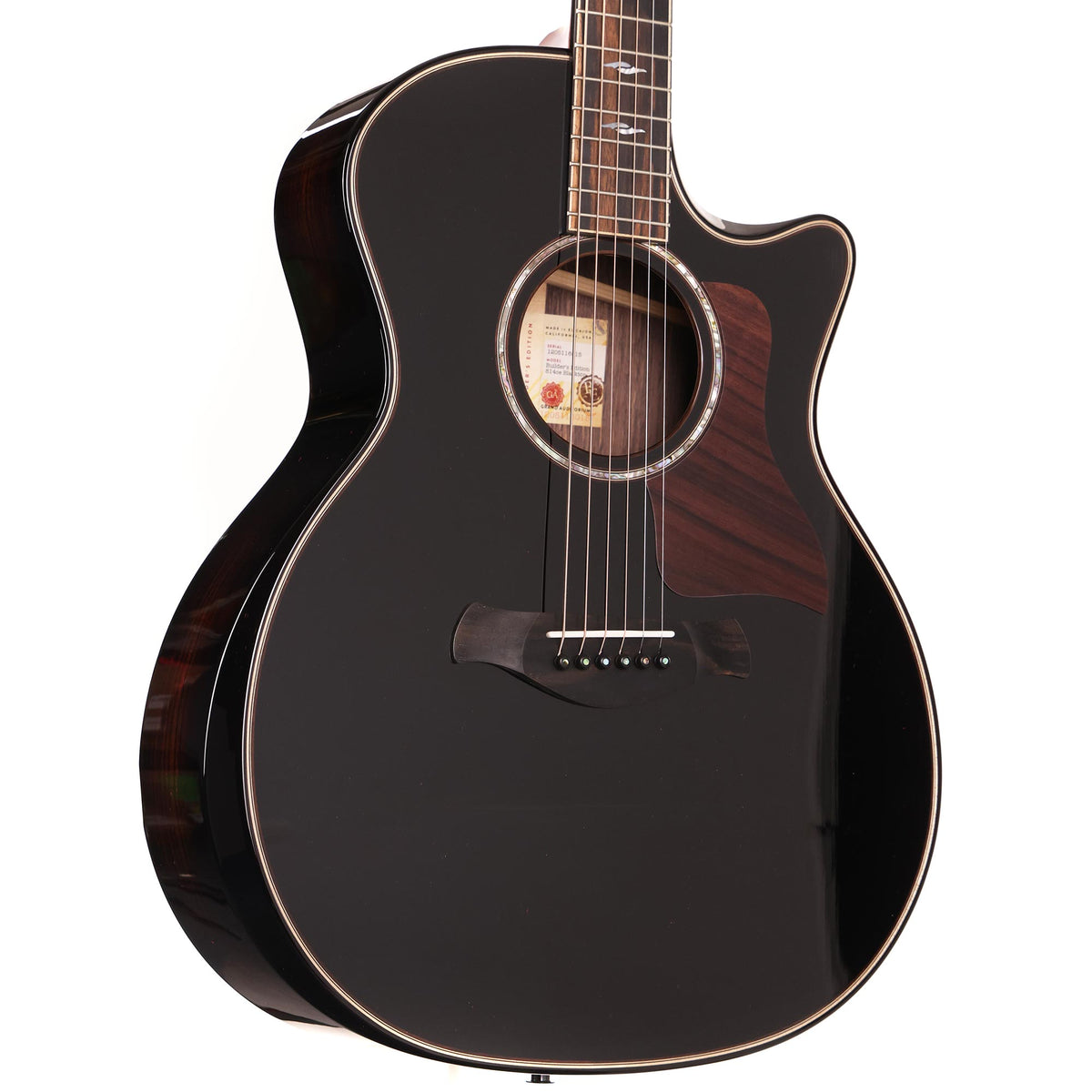 Taylor 814ce Next Generation Grand Auditorium Acoustic-Electric Blacktop — 1