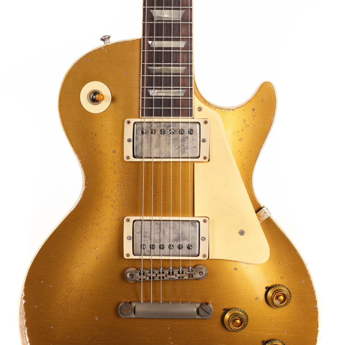 Gibson Custom Shop 1957 Les Paul Reissue Goldtop Ultra Heavy Aged — 4