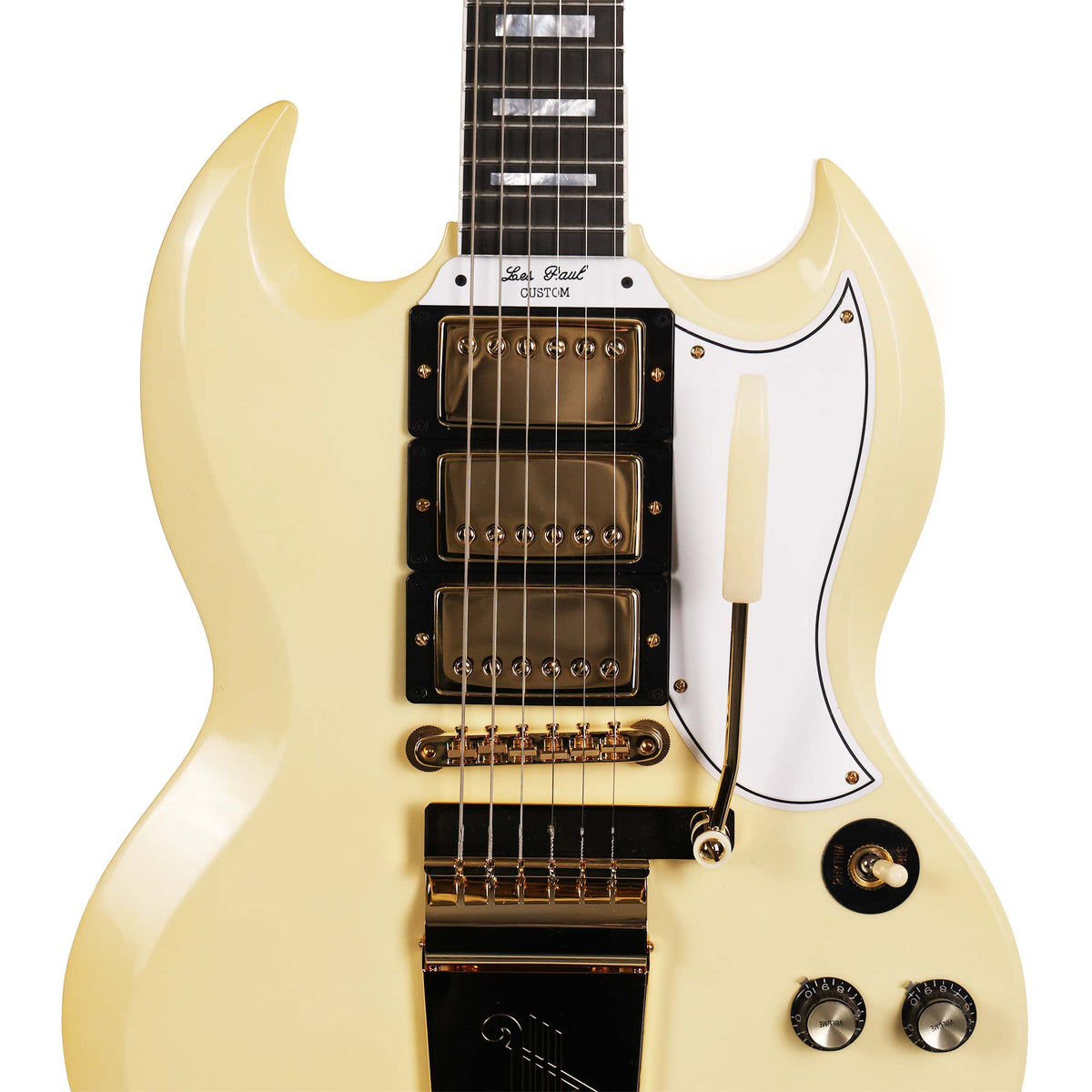 Gibson Custom Shop 1963 Les Paul SG Custom Reissue VOS Classic White — 4
