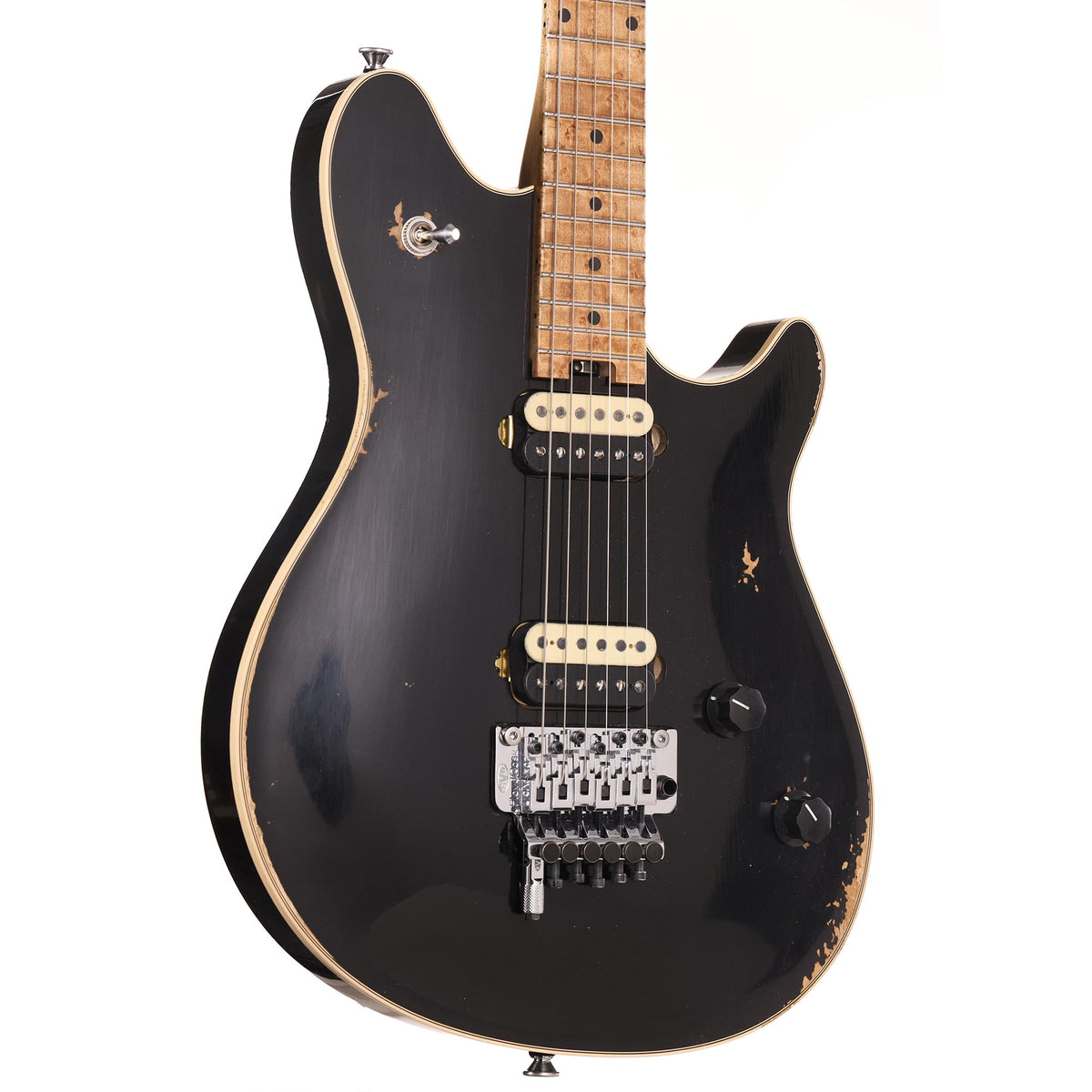 EVH Custom Shop Special Edition Wolfgang Black Nitro-Tour Relic — 1