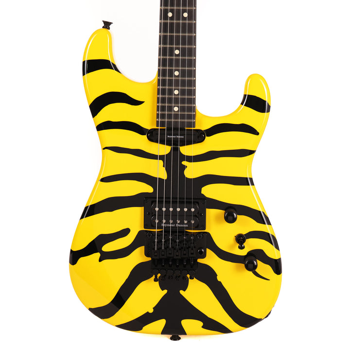 Jackson Pro Origins 1985 Limited Edition San Dimas SD1 HS FR Yellow Bengal