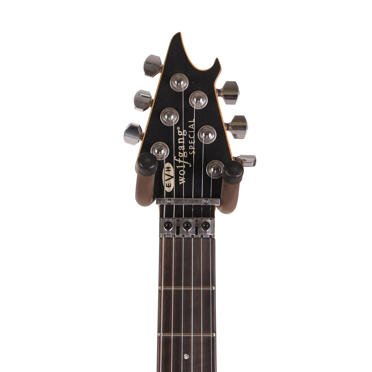EVH Limited Edition Wolfgang Special Striped Series Red Black and White Aged — 9