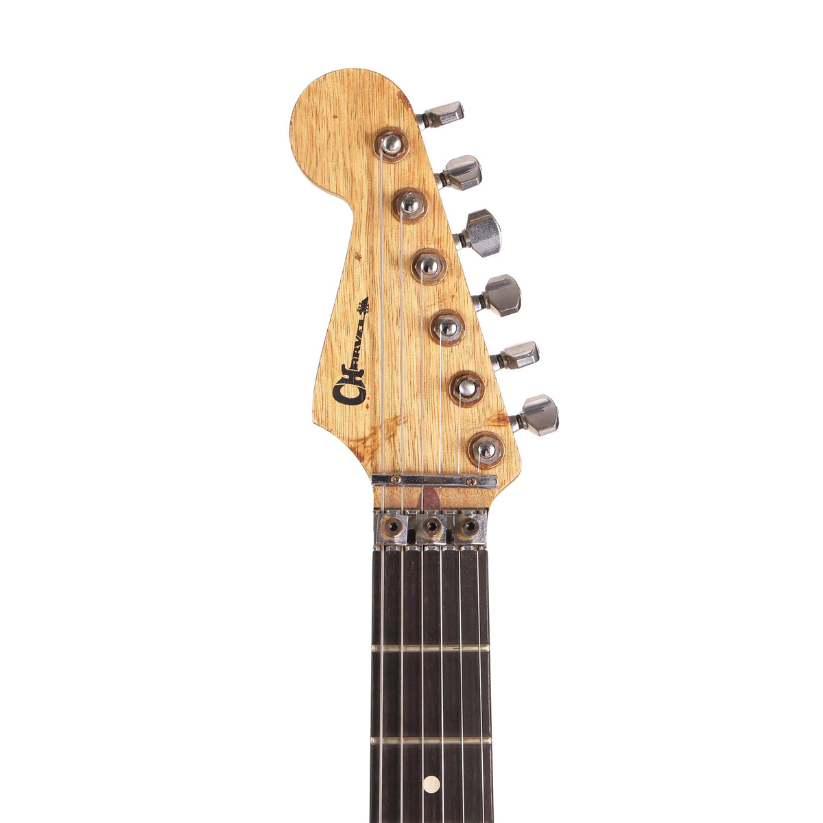 Charvel Custom Shop 'Hot Rod 50s' Guitar Olympic White over Sunburst Relic Masterbuilt Metal Joe — 13