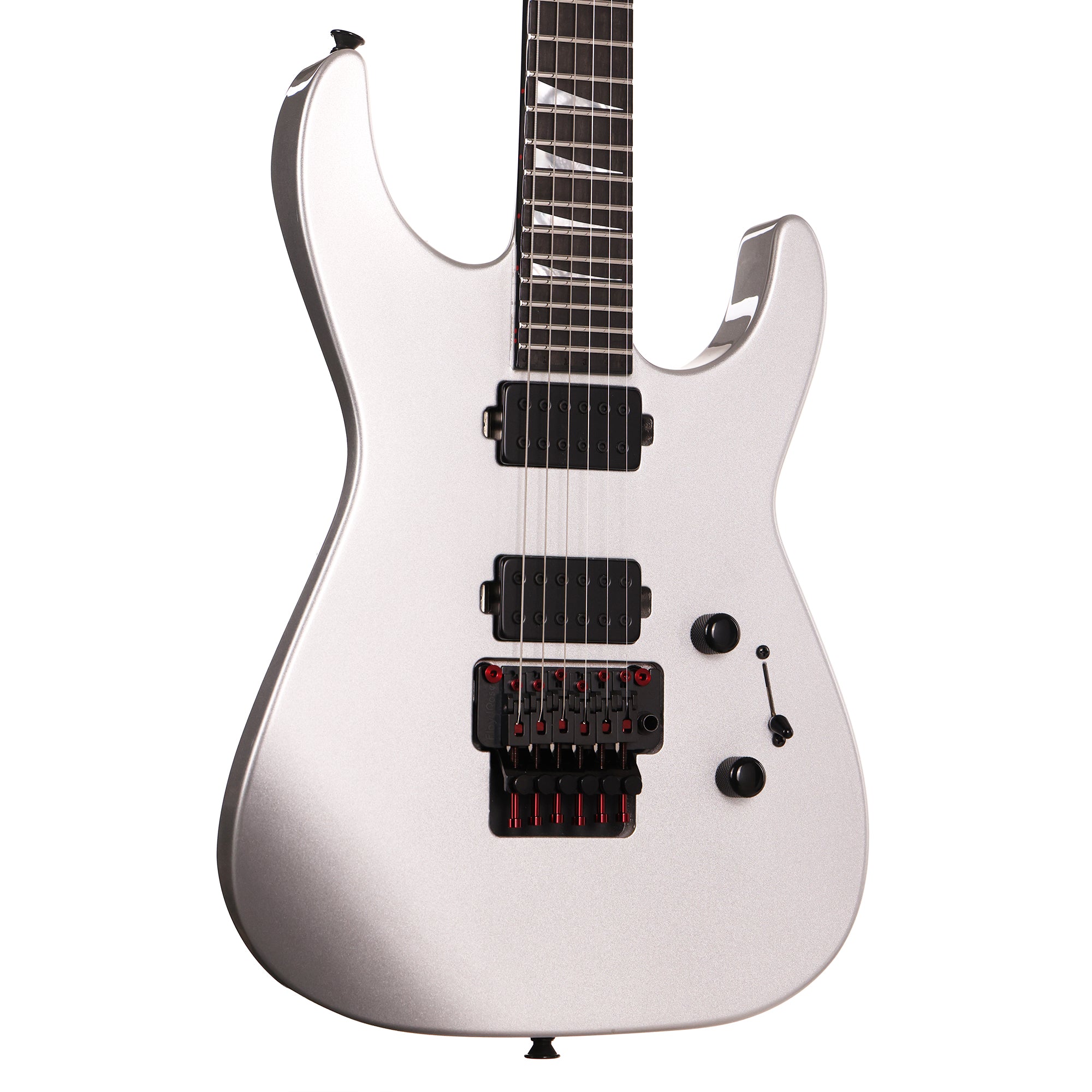 Jackson Custom Shop Soloist HH Floyd Rose Orion Silver | The Music Zoo