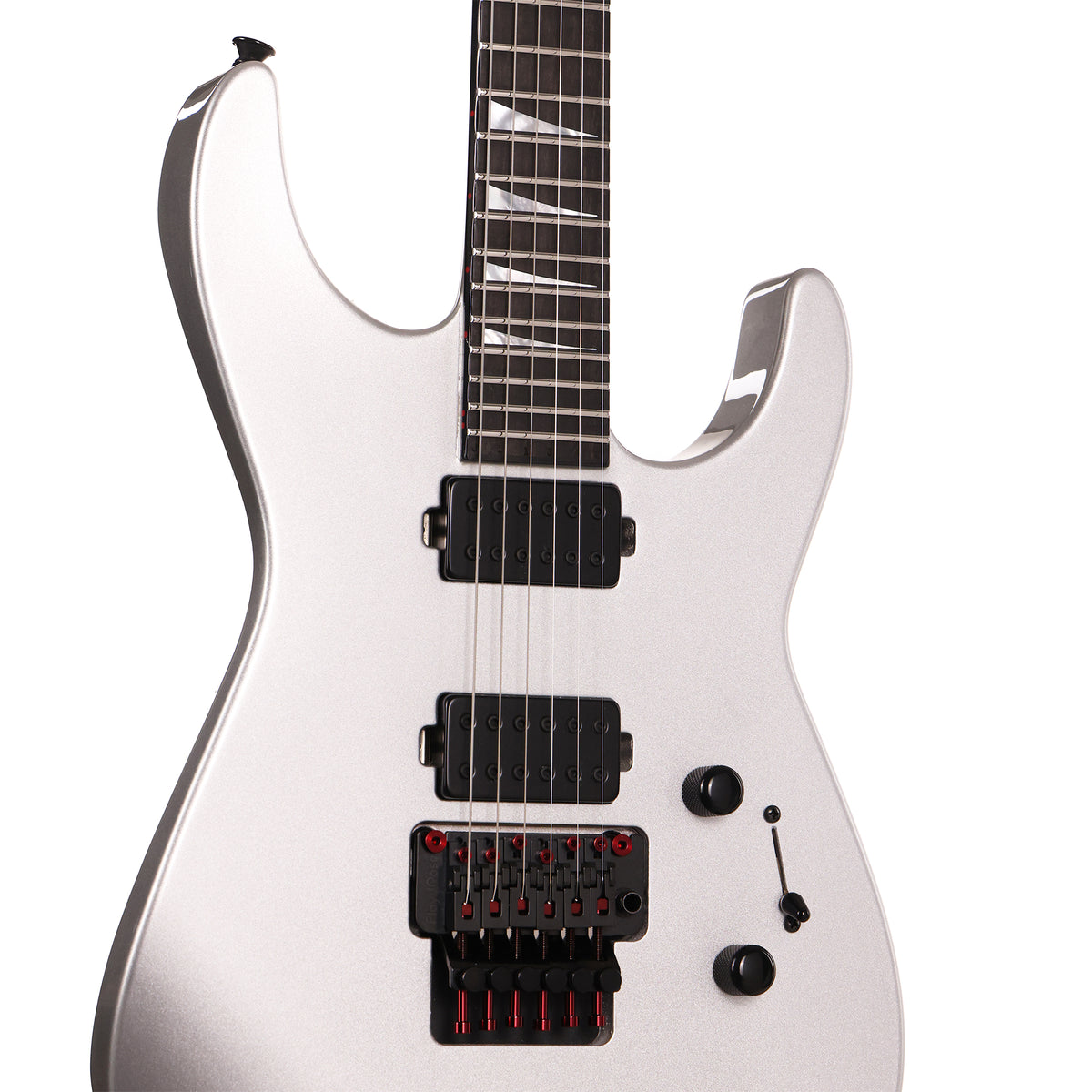 Jackson Custom Shop Soloist HH Floyd Rose Orion Silver — 4