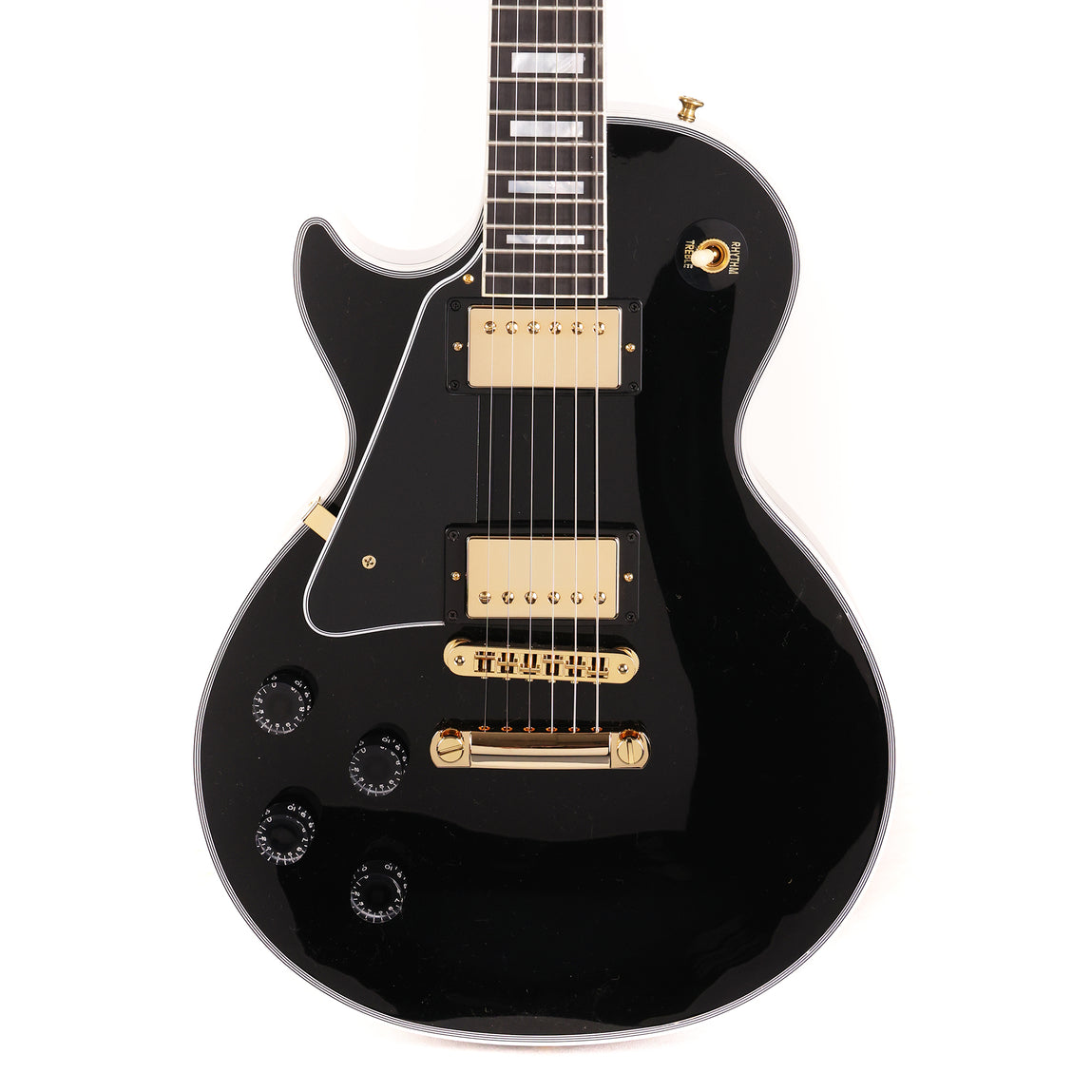 Gibson Custom Shop Les Paul Custom Left-Handed Ebony | The Music Zoo