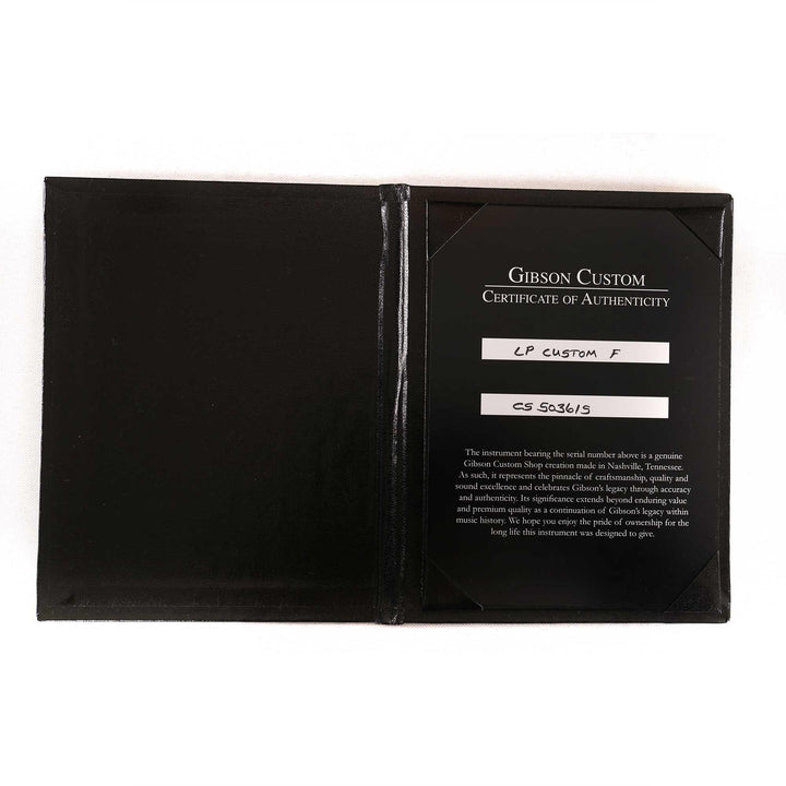 Gibson Custom Shop Les Paul Custom Made 2 Measure Figured Bourbon Burst