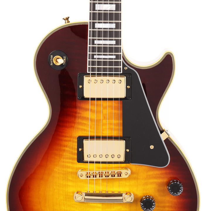 Gibson Custom Shop Les Paul Custom Made 2 Measure Figured Bourbon Burst