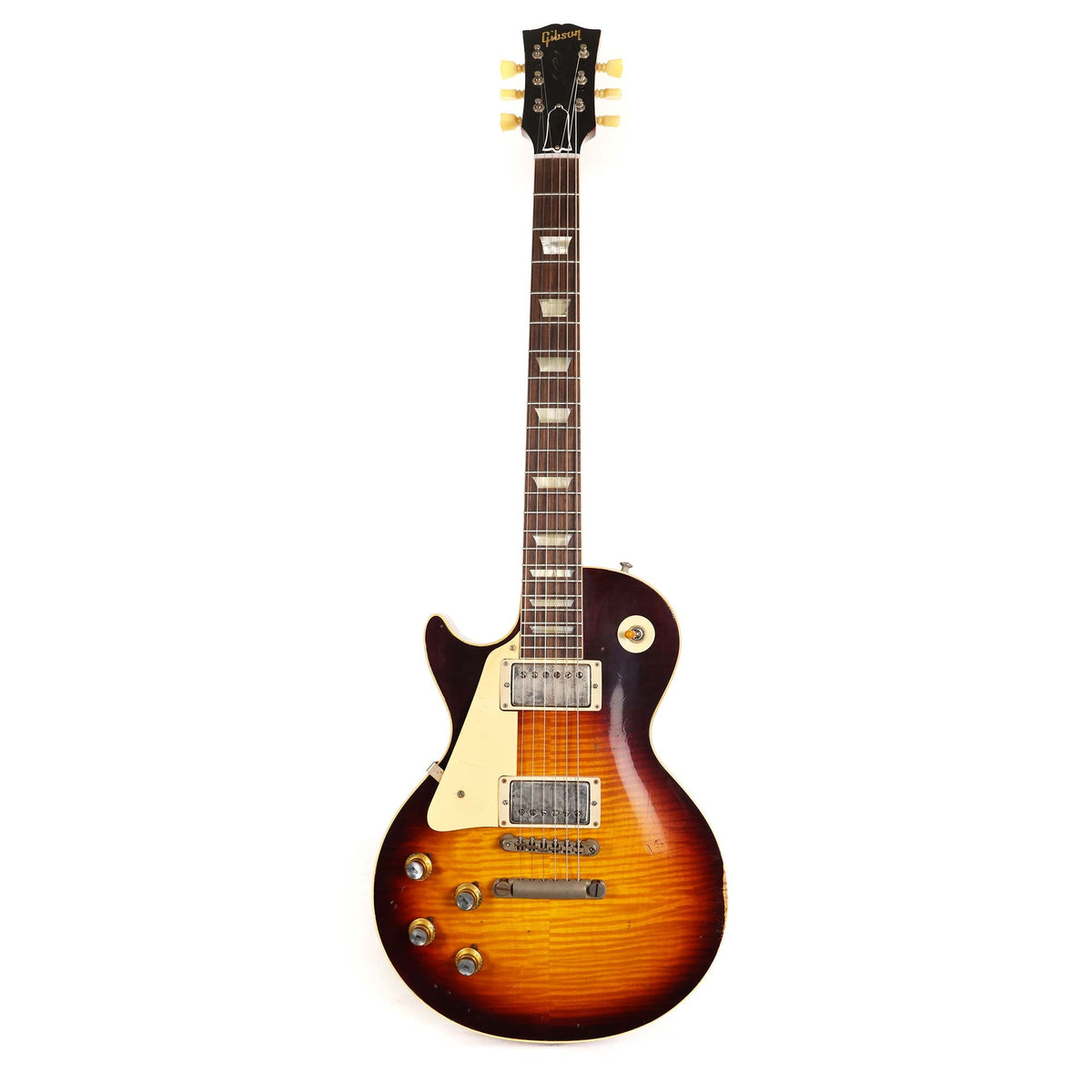 Gibson Custom Shop 1960 Les Paul Left-Handed Murphy Lab Heavy Aged Bourbon Burst — 2