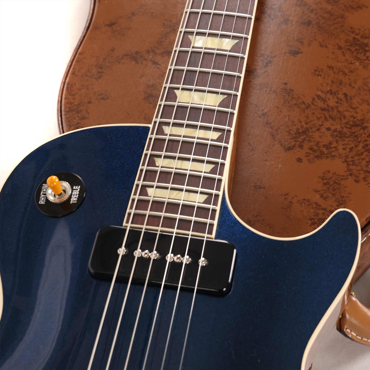 Gibson Custom Shop 1956 Les Paul Reissue Chambered Sapphire Blue Top — 11