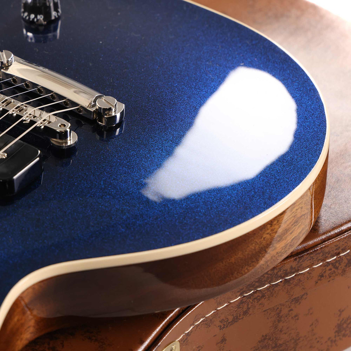Gibson Custom Shop 1956 Les Paul Reissue Chambered Sapphire Blue Top — 8