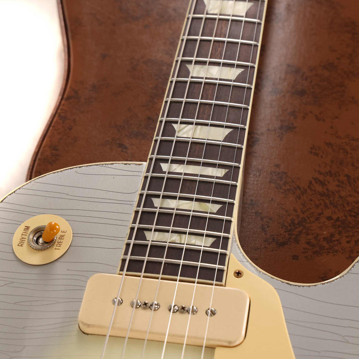 Gibson Custom Shop 1956 Les Paul Reissue White-Silver Burst Murphy Lab Light Aged