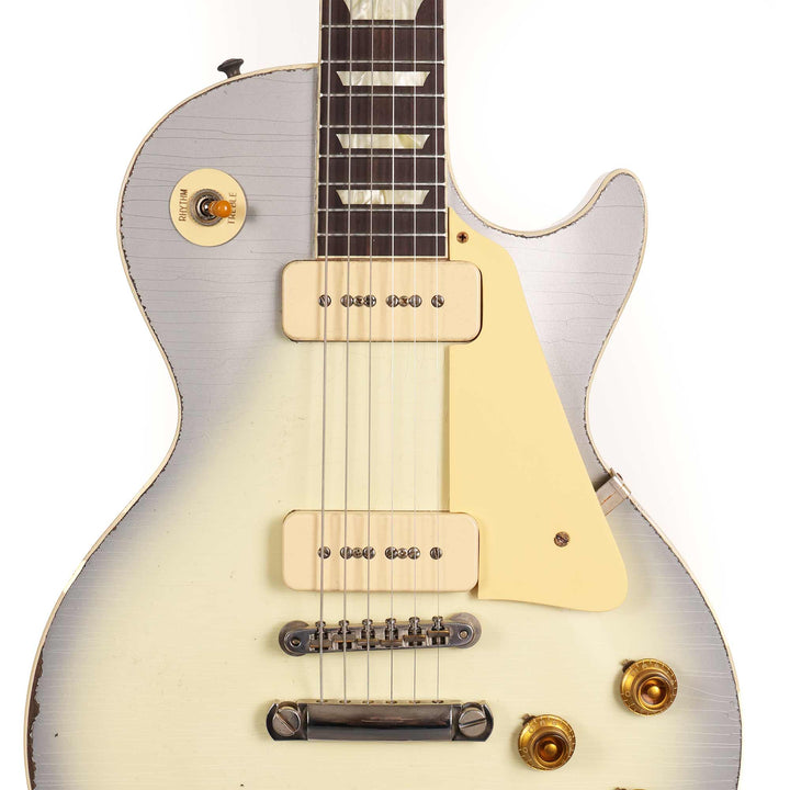 Gibson Custom Shop 1956 Les Paul Reissue White-Silver Burst Murphy Lab Light Aged